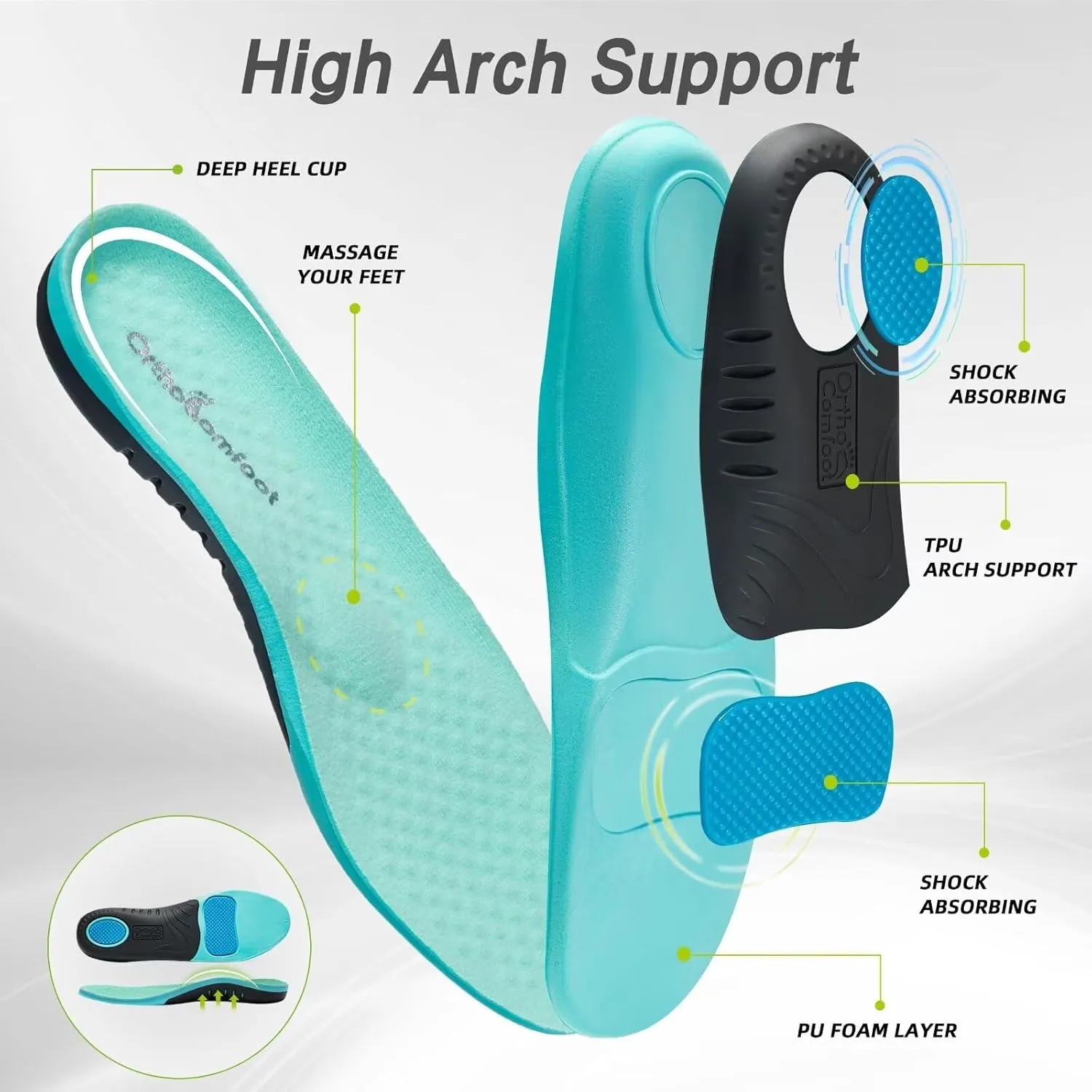OrthoComfoot Women's Orthopedic Slip-On Loafers Walking Shoes: Comfortable Plantar Fasciitis Loafers with Arch Support for Flat Feet, Casual Orthotic Shoes for Foot and Heel Pain Relief