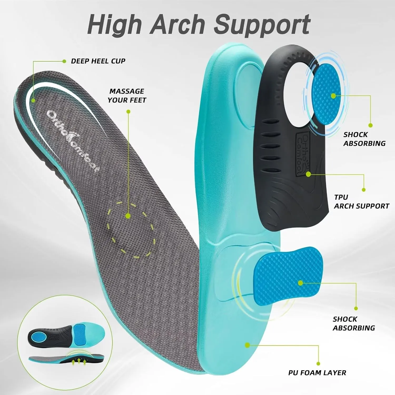 OrthoComfoot Women's Orthopedic Slip-On Loafers Walking Shoes: Comfortable Plantar Fasciitis Loafers with Arch Support for Flat Feet, Casual Orthotic Shoes for Foot and Heel Pain Relief