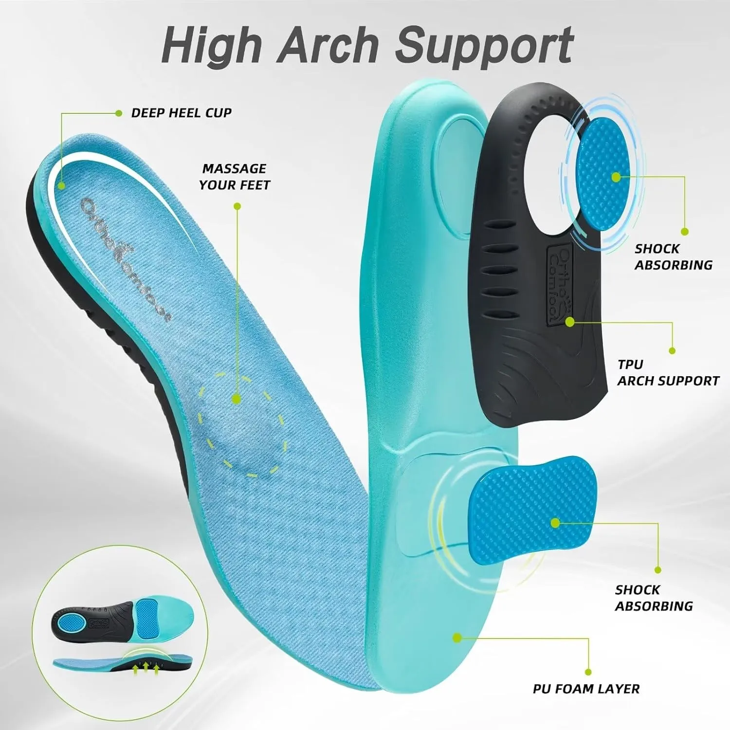 OrthoComfoot Women's Orthopedic Slip-On Loafers Walking Shoes: Comfortable Plantar Fasciitis Loafers with Arch Support for Flat Feet, Casual Orthotic Shoes for Foot and Heel Pain Relief