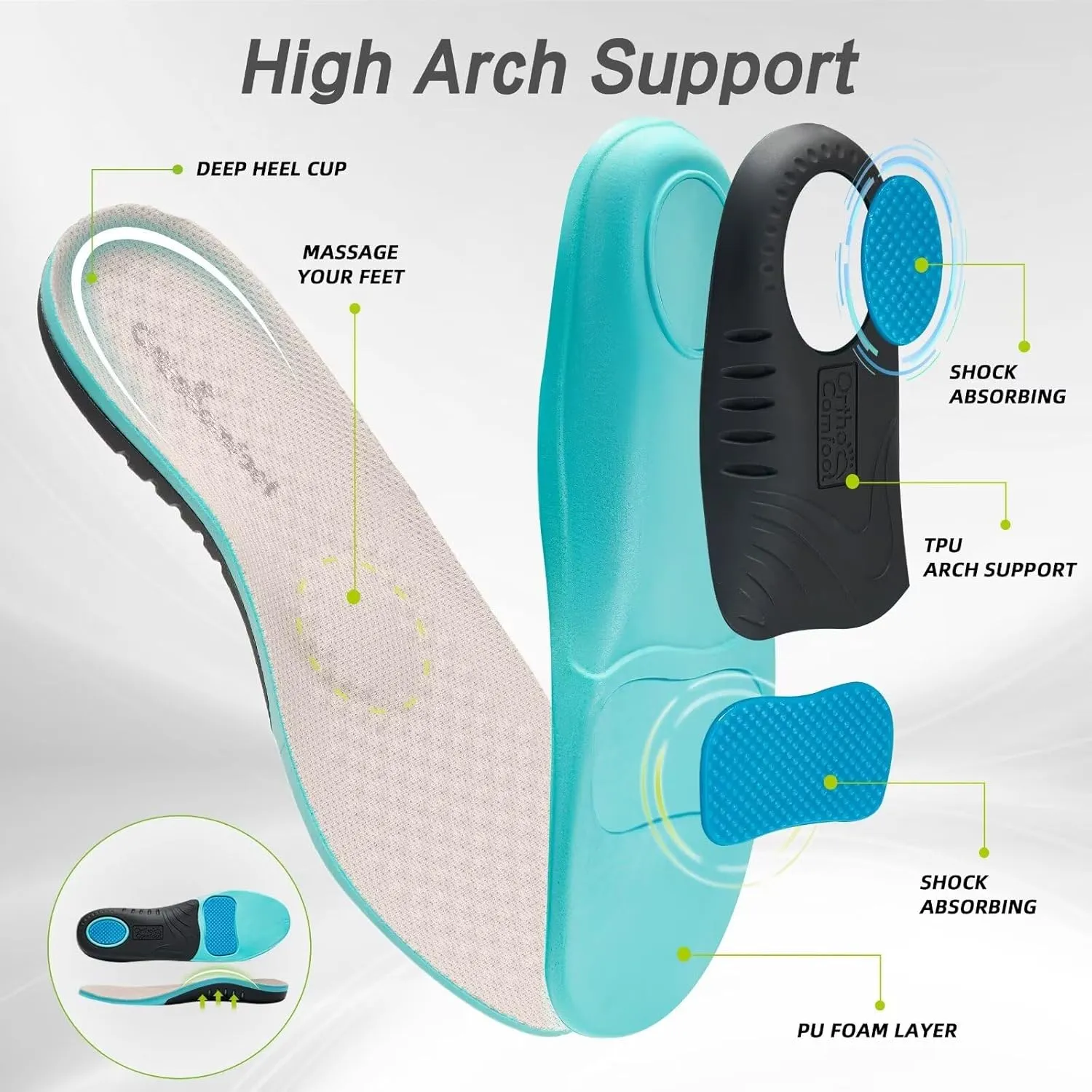 OrthoComfoot Women's Orthopedic Slip-On Loafers Walking Shoes: Comfortable Plantar Fasciitis Loafers with Arch Support for Flat Feet, Casual Orthotic Shoes for Foot and Heel Pain Relief