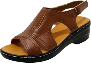 Orthopedic Hiking Sandals Women Adjustable Straps Arch Support Thick Cushion Outdoor Walking Shoes Plantar Fasciitis Relief Summer Sport