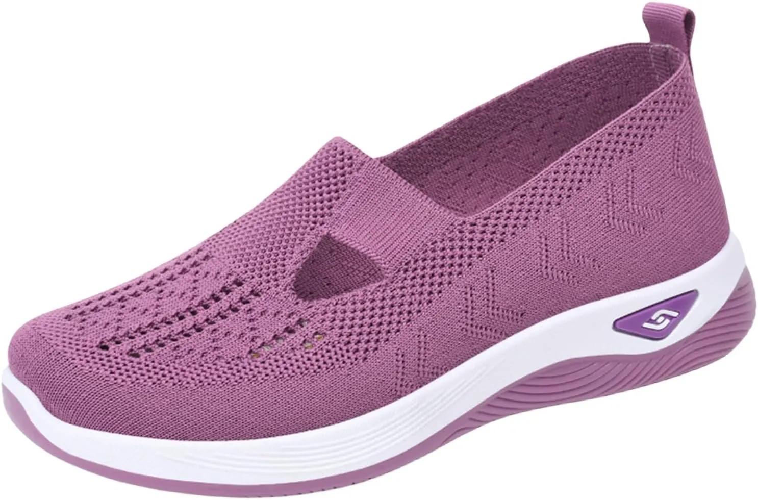 Orthopedic Shoes for Women，Breathable Comfort Wear Orthowear Walking Shoes，Cushionaire Wide Width Sneakers Diabetic Arch Support Sneakers Soft Slip On Shoe Comfortable