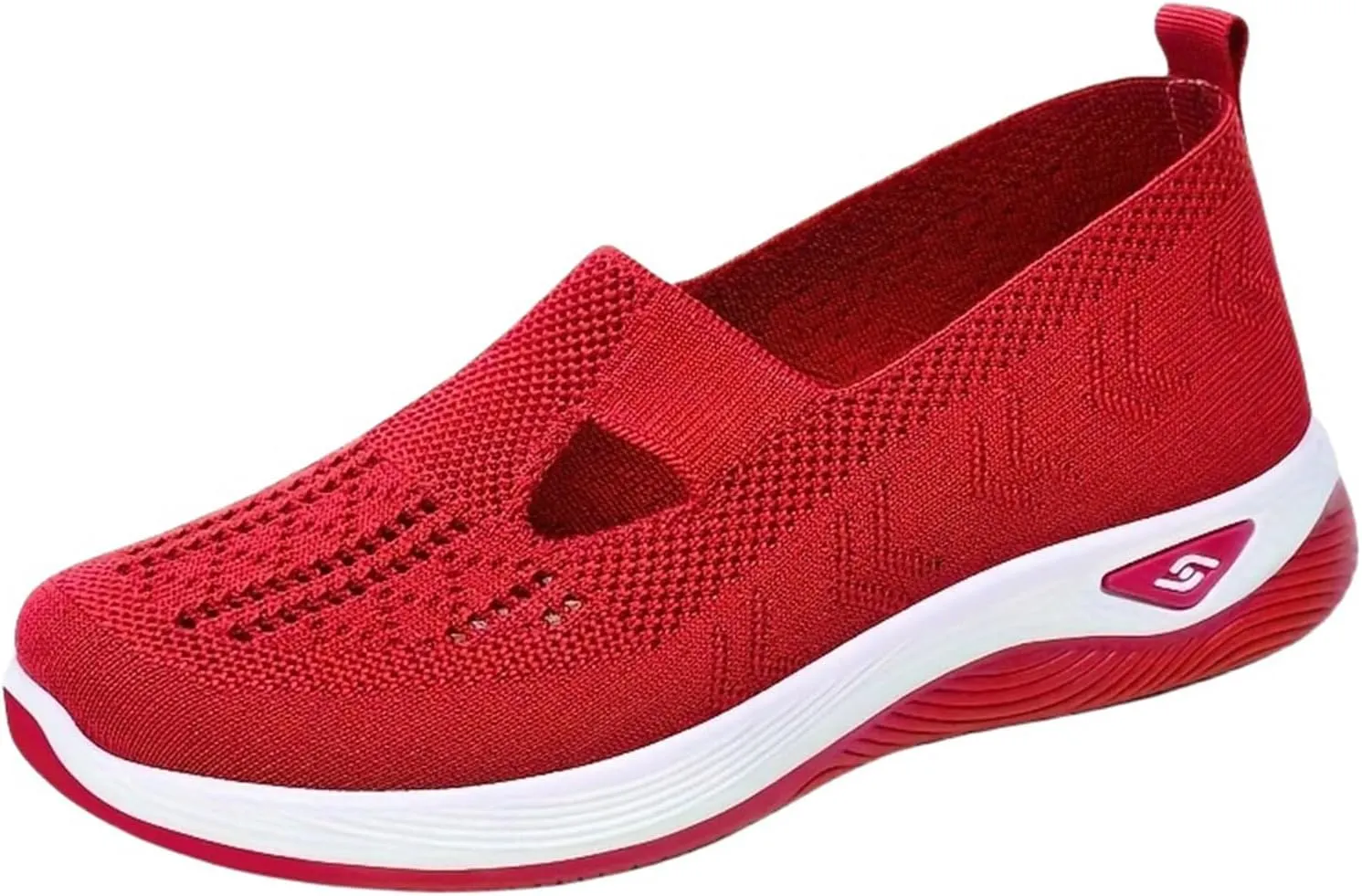 Orthopedic Shoes for Women，Breathable Comfort Wear Orthowear Walking Shoes，Cushionaire Wide Width Sneakers Diabetic Arch Support Sneakers Soft Slip On Shoe Comfortable