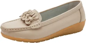 Orthopedic Slip-On Loafers for Women Comfort Dressy Flat Loafers Soft Walking Driving Shoes Business Casual Shoes
