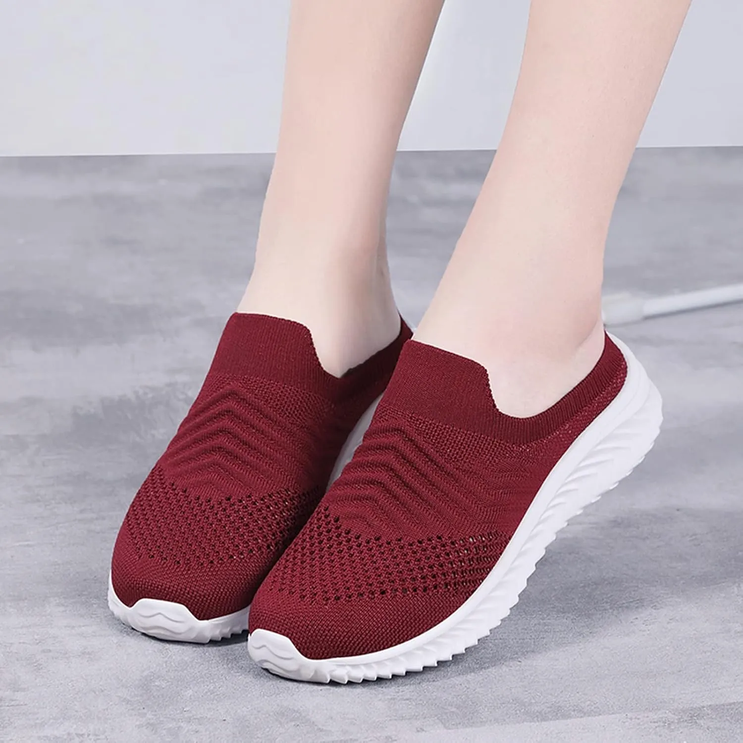 Orthopedic Slip On Shoes for Foot Pain Relief Womens Walking Sneakers with Arch Support Comfortable Casual Loafers Plantar Fasciitis Diabetic Feet
