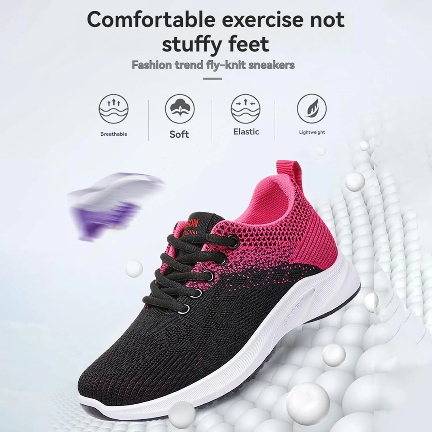 Orthopedic Tennis Shoes for Women Arch Support Wide Width Comfort Wear Orthowear Shoes for Nurses Breathable Slip On Sneakers Walking Running Shoe Nurse Babe Ortho Pro Sneakers Casual, Lightweight