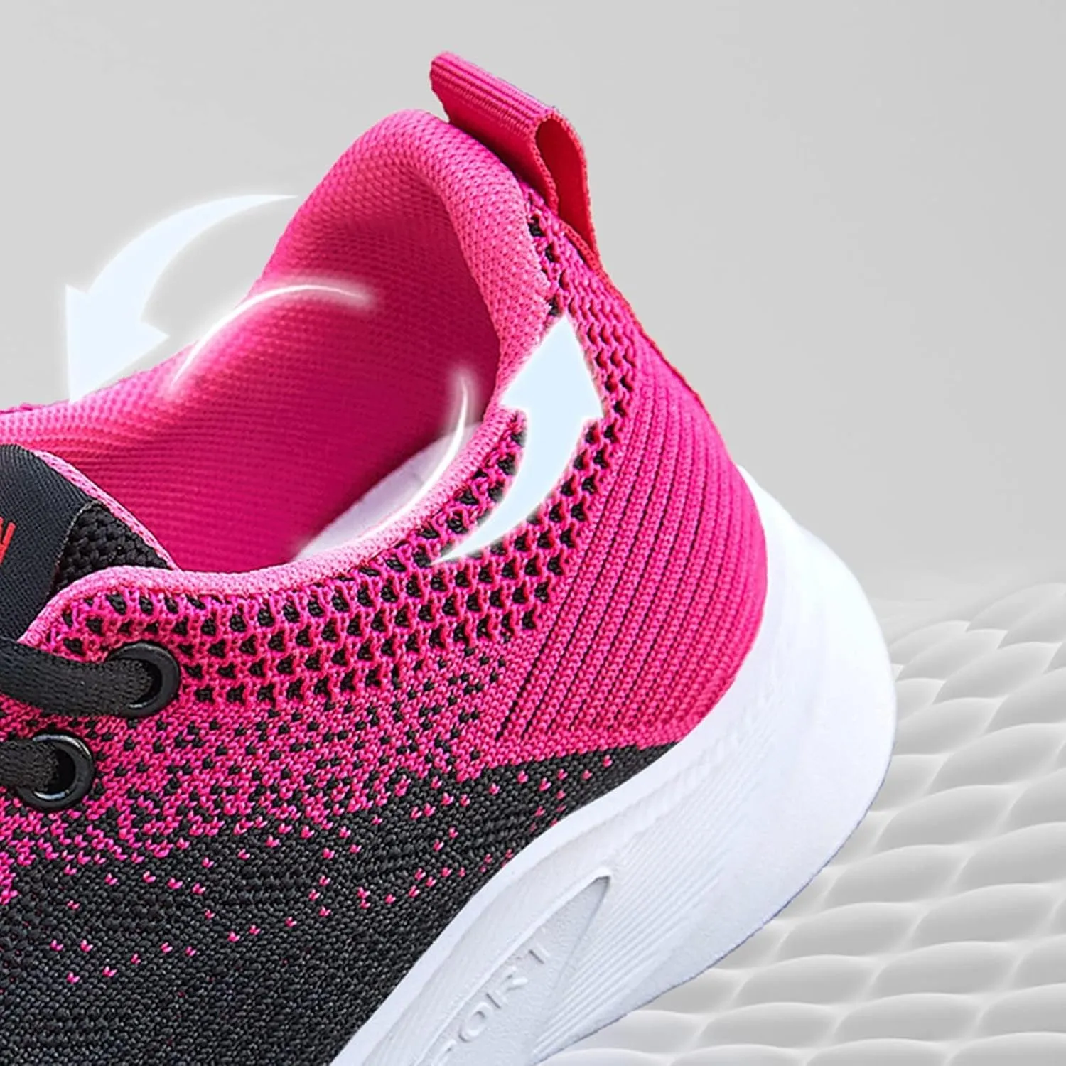 Orthopedic Tennis Shoes for Women Arch Support Wide Width Comfort Wear Orthowear Shoes for Nurses Breathable Slip On Sneakers Walking Running Shoe Nurse Babe Ortho Pro Sneakers Casual, Lightweight