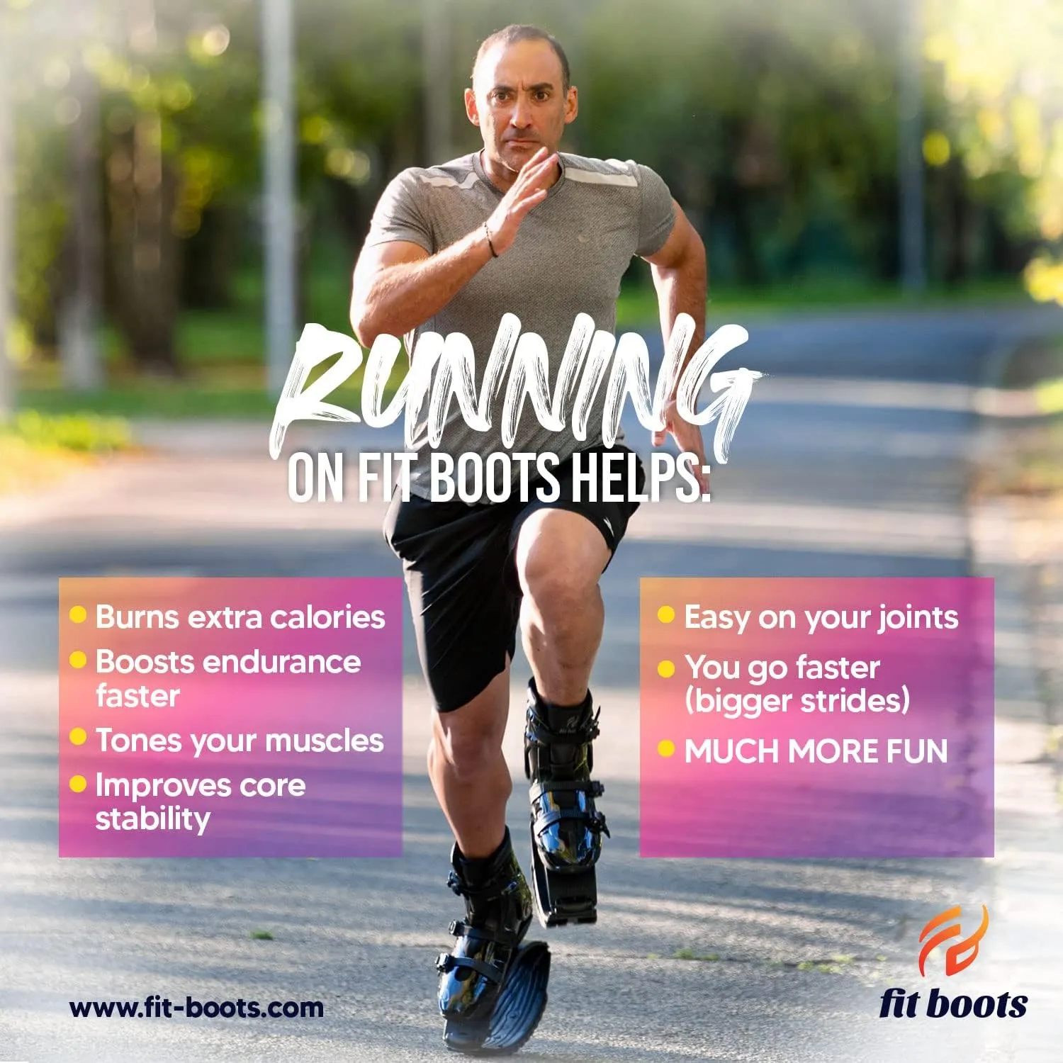 Premium Low Impact Rebound Shoe Fits kangoo Jumps for Extra Calorie Burn, Running, Virtual Fitness Classes