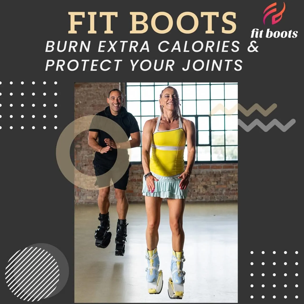 Premium Low Impact Rebound Shoe Fits kangoo Jumps for Extra Calorie Burn, Running, Virtual Fitness Classes