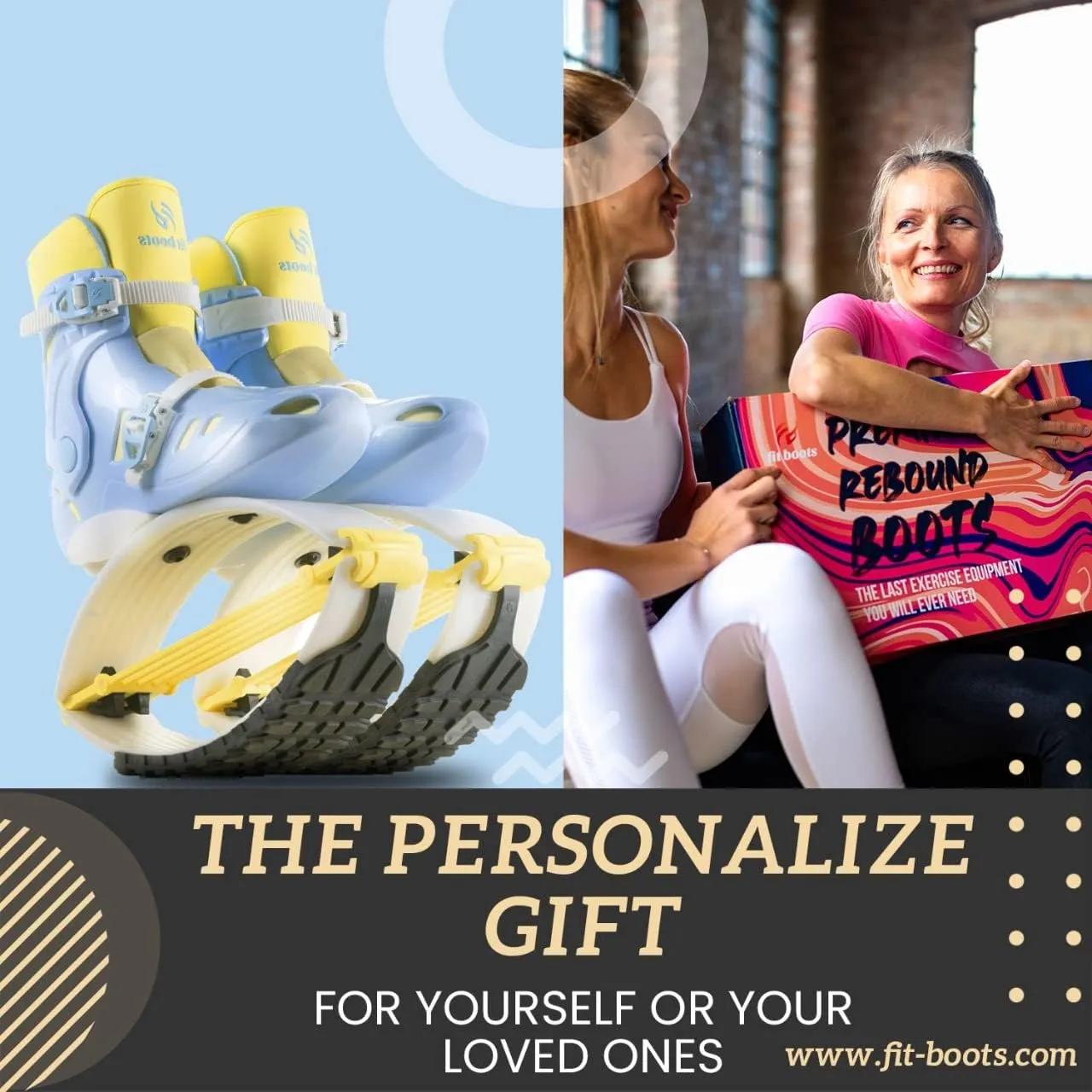 Premium Low Impact Rebound Shoe Fits kangoo Jumps for Extra Calorie Burn, Running, Virtual Fitness Classes