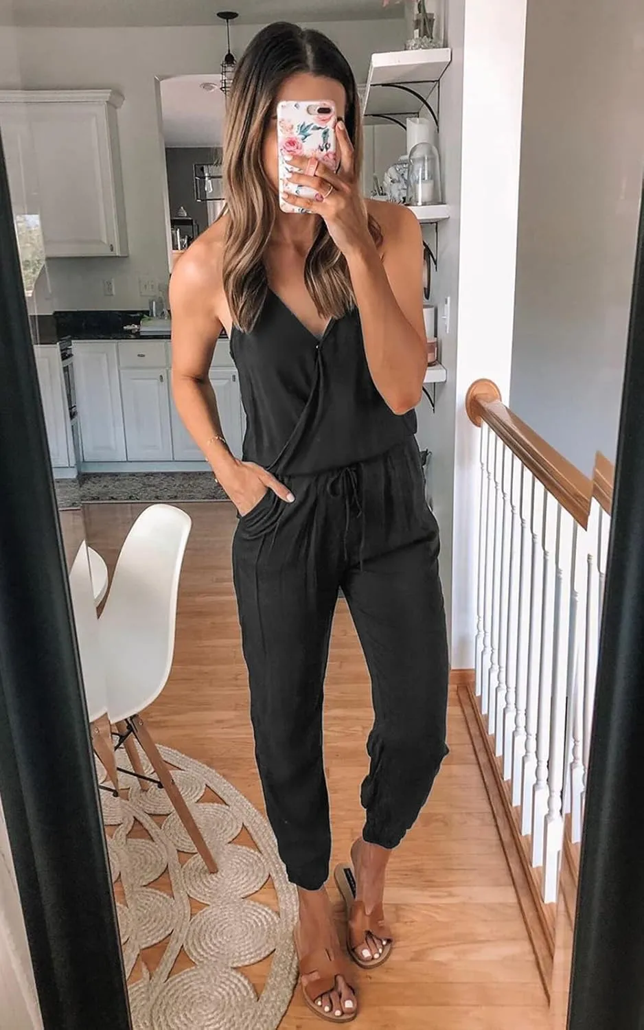 PRETTYGARDEN Womens Summer Casual One Piece Jumpsuits Spaghetti Strap Pants Romper 2025 Spring Vacation Resort Outfits