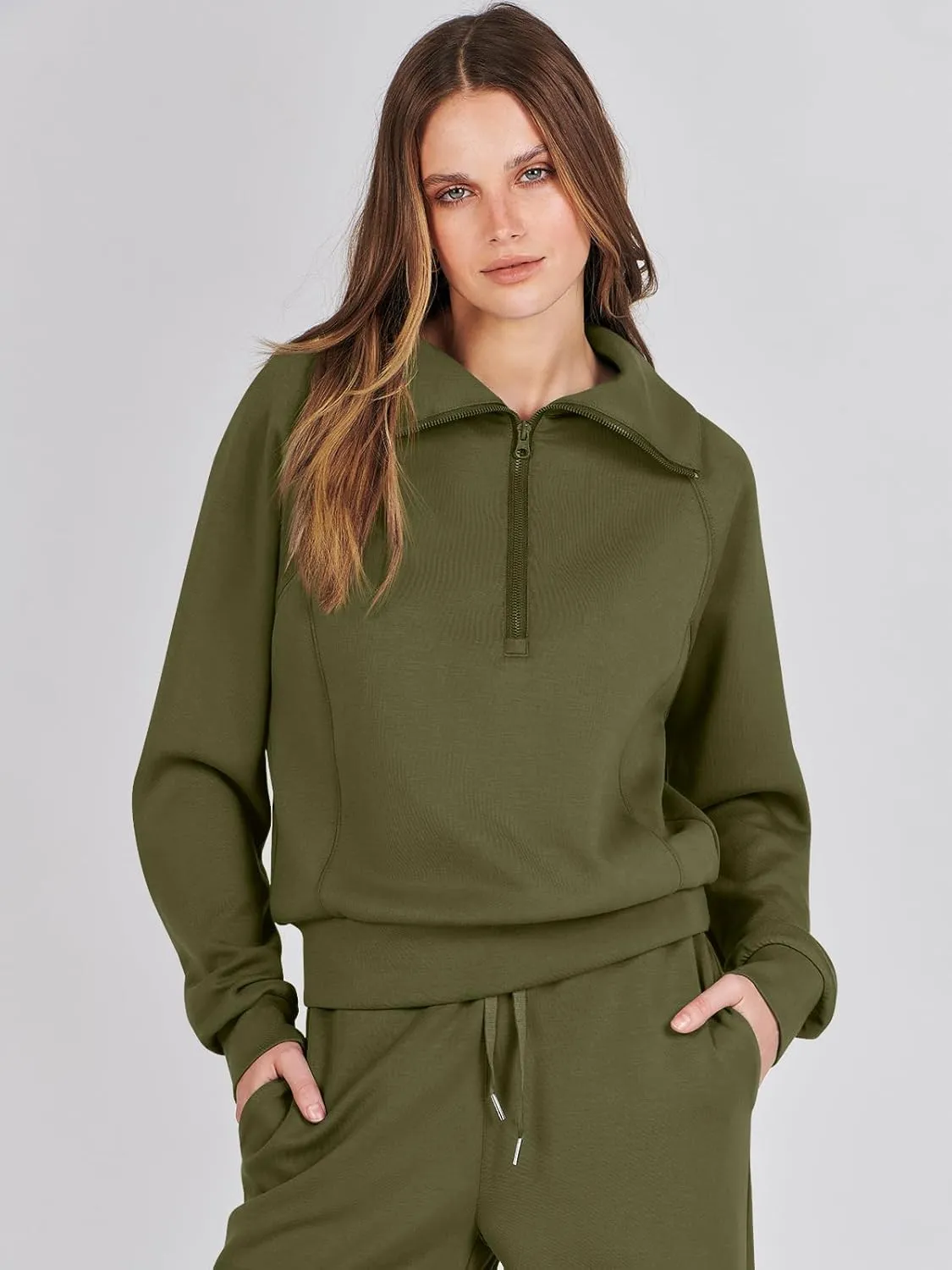 Prinbara Women 2 Piece Outfits Lounge Sets 2024 Winter Oversized Sweatshirt Wide Leg Pant Casual Matching Sweat Set Tracksuit