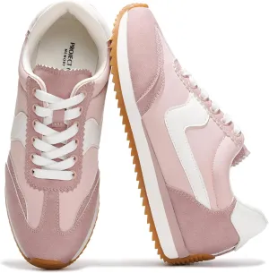Project Cloud Fashion Sneakers for Women - Lace up Memory Foam Insole and Non-Slip Womens Shoes Dressy Casual Spring Shoes (Madison)
