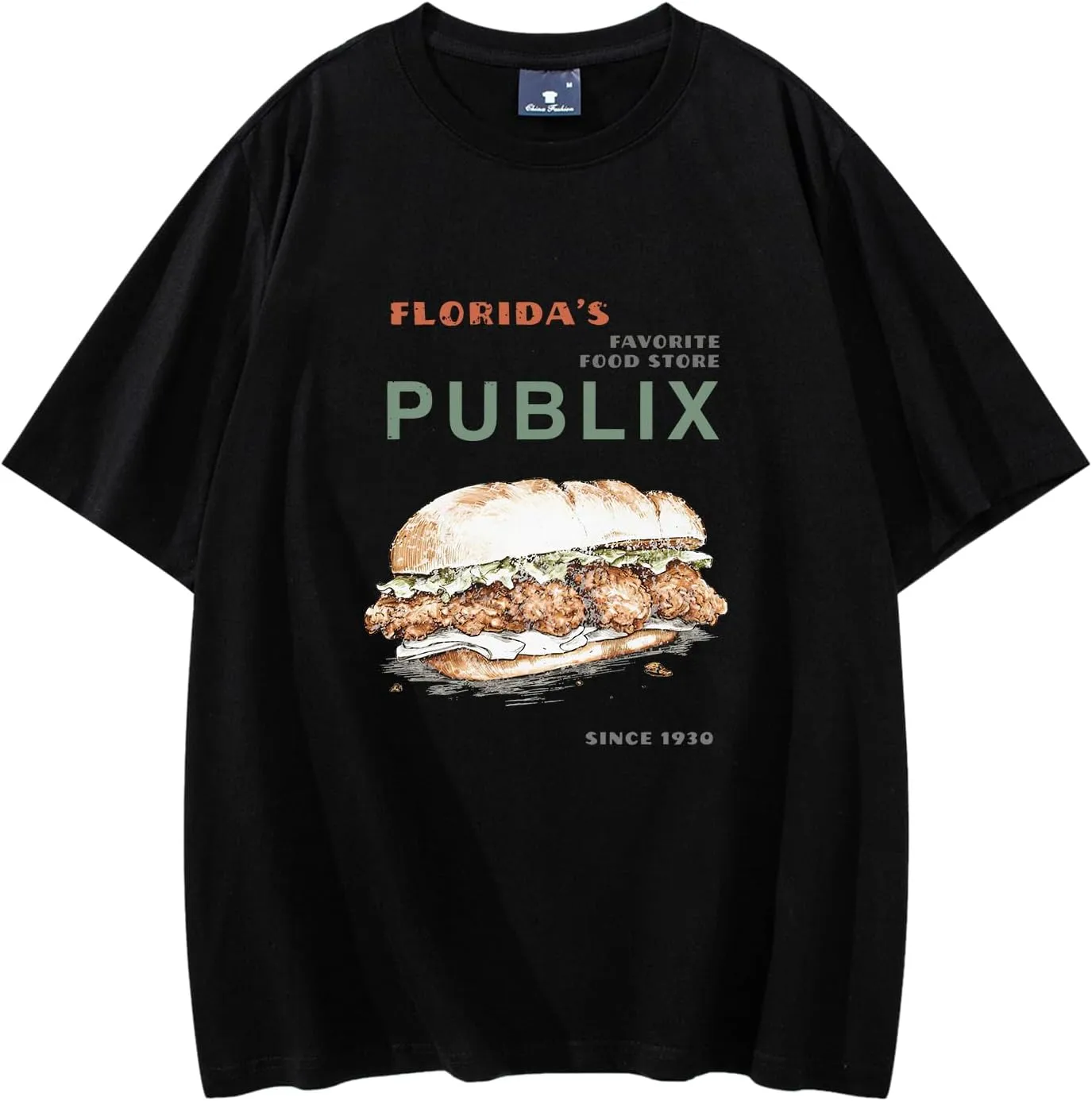 Publix Unisex T Shirt Vintage Style Shirt Food Lover Gifts Supermarket Food Shirt