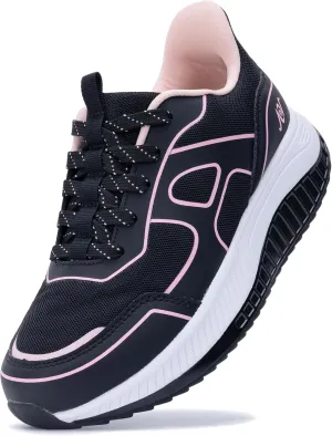 QAUPPE Womens Walking Shoes with Arch Support Wide Orthotic Athletic Sneakers Plantar Fasciitis Tennis for Heel and Foot Pain Relief