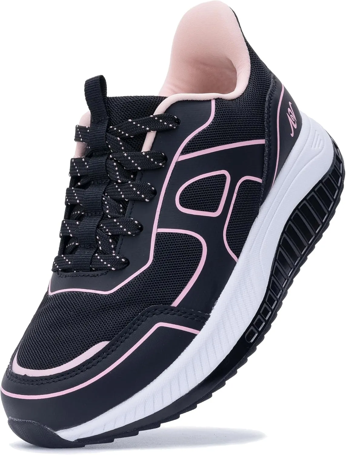 QAUPPE Womens Walking Shoes with Arch Support Wide Orthotic Athletic Sneakers Plantar Fasciitis Tennis for Heel and Foot Pain Relief