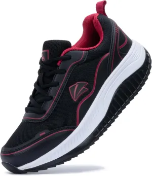 QAUPPE Womens Walking Shoes with Arch Support Wide Orthotic Athletic Sneakers Plantar Fasciitis Tennis for Heel and Foot Pain Relief