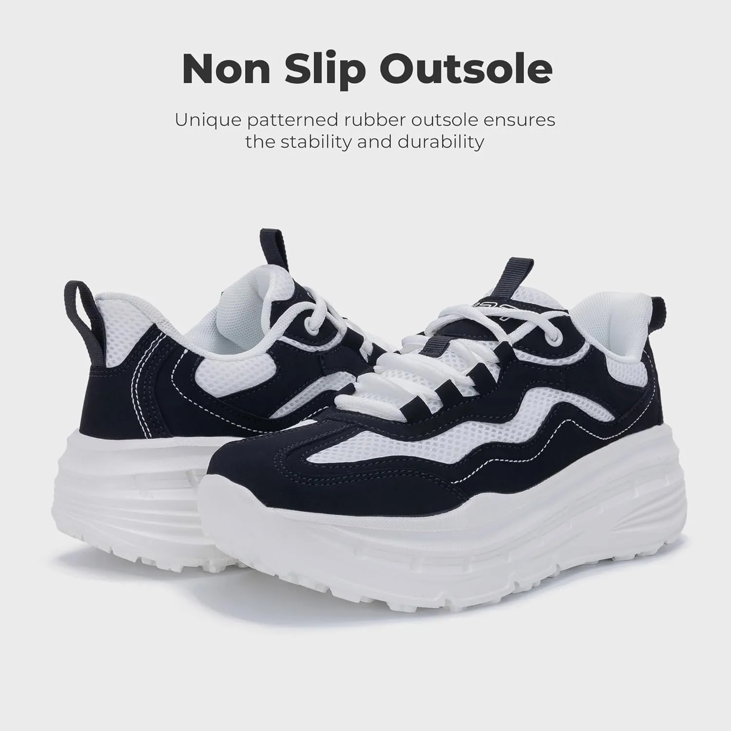 QAUPPE Womens Walking Sneakers Tennis Running Comfortable Shoes Casual Fashion Sneakers