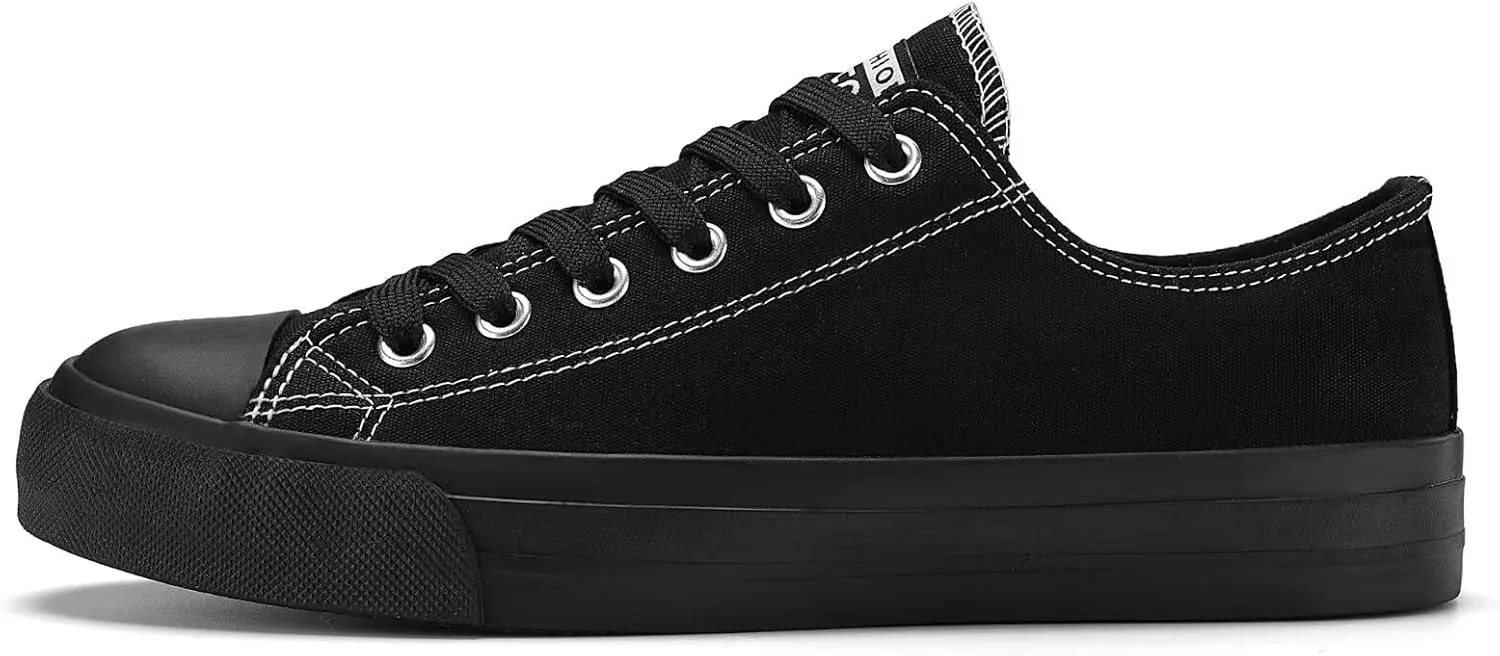 Rorbte Womens Canvas Sneakers for Women Classic Low Top Lace Up Canvas Shoes Womens Fashion Tennis Canvas Shoes Casual Comfortable for Walking