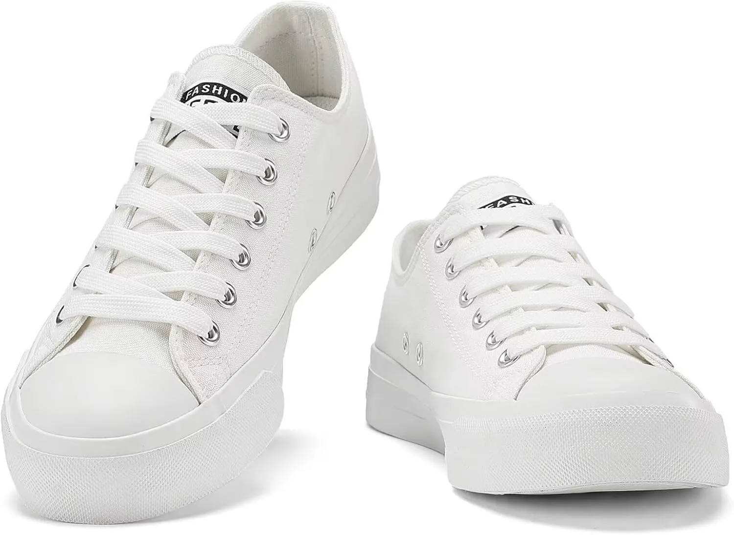 Rorbte Womens Canvas Sneakers for Women Classic Low Top Lace Up Canvas Shoes Womens Fashion Tennis Canvas Shoes Casual Comfortable for Walking