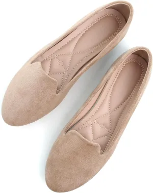 SAILING LU Women Round Toe Flats Comfortable Fashion Ballet Flat Shoes for Women Dressy Slip-ons Loafers