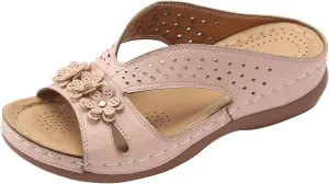 Sandals for Women Wedge Shoes Slip on Dressy Slippers Summer Comfortable Slides Sandals Arch Support Shoes2