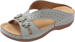 Sandals for Women Wedge Shoes Slip on Dressy Slippers Summer Comfortable Slides Sandals Arch Support Shoes2