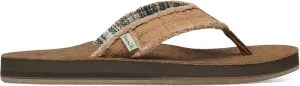 Sanuk Mens Fraid Not Soft Top | Flip Flops for Men | Mens Sandals | Beach Sandals | Supportive & Lightweight | Comfort Footbed