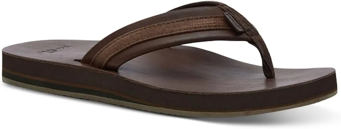 Sanuk Men's Soft Top Hullsome Leather St