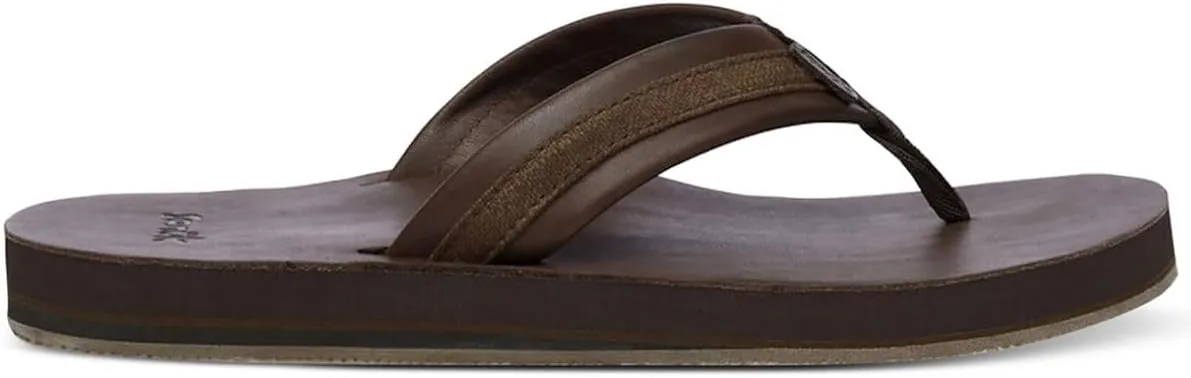 Sanuk Men's Soft Top Hullsome Leather St