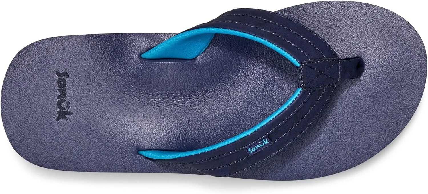 Sanuk Mens Ziggy ST | Flip Flops for Men | Mens Sandals | Beach Sandals | Water Friendly & Lightweight | Comfort Footbed