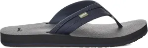 Sanuk Mens Ziggy ST | Flip Flops for Men | Mens Sandals | Beach Sandals | Water Friendly & Lightweight | Comfort Footbed