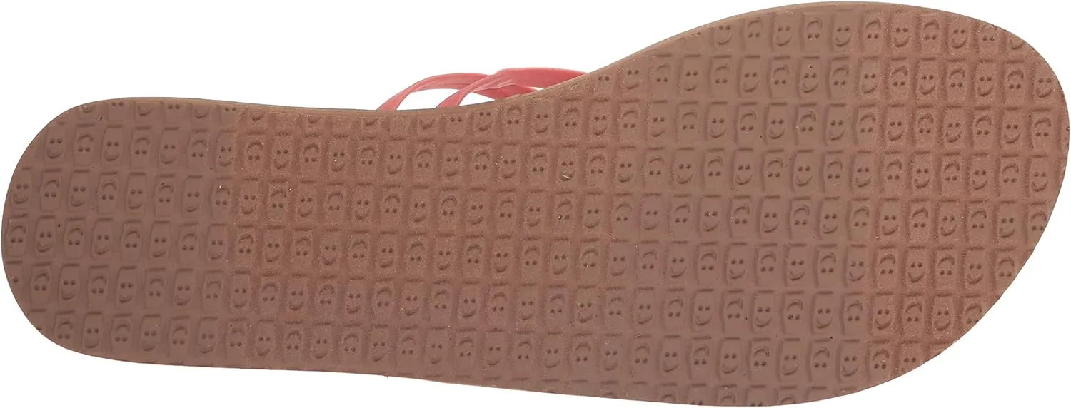 Sanuk Women's Yoga Sandy | Flip Flops for Women | Yoga Sandals For Women | Memory Foam Footbed
