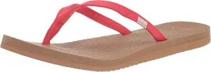 Sanuk Women's Yoga Spree 4, Bittersweet Red, 5