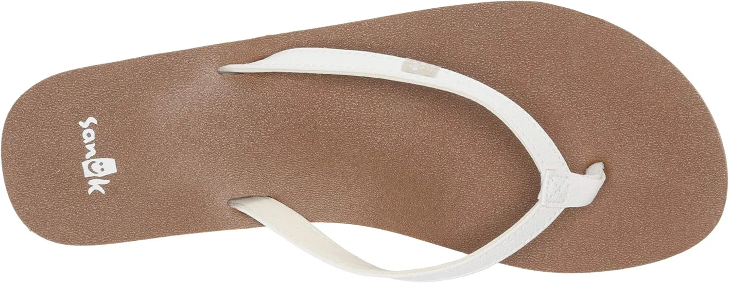 Sanuk Yoga Joy | Flip Flops for Women | Yoga Sandals For Women | Women's Beach Sandals | Memory Foam Footbed