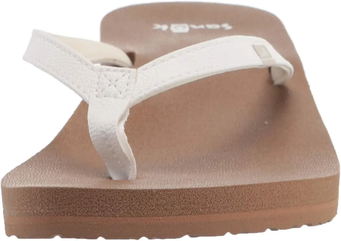 Sanuk Yoga Joy | Flip Flops for Women | Yoga Sandals For Women | Women's Beach Sandals | Memory Foam Footbed