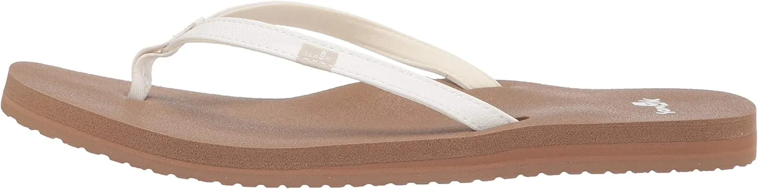 Sanuk Yoga Joy | Flip Flops for Women | Yoga Sandals For Women | Women's Beach Sandals | Memory Foam Footbed