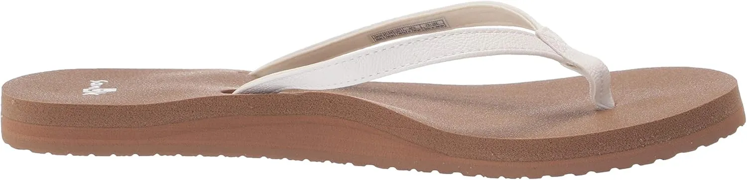 Sanuk Yoga Joy | Flip Flops for Women | Yoga Sandals For Women | Women's Beach Sandals | Memory Foam Footbed