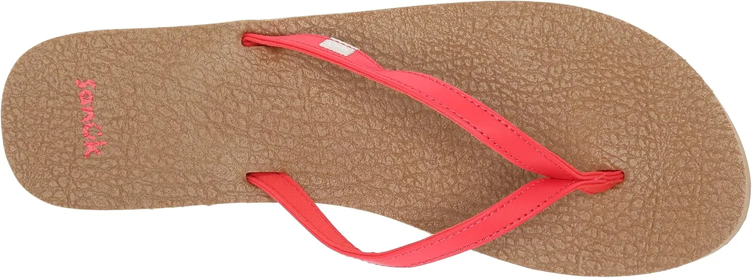 Sanuk Yoga Spree 4 | Flip Flops for Women | Yoga Sandals For Women | Women's Beach Sandals | Memory Foam Footbed