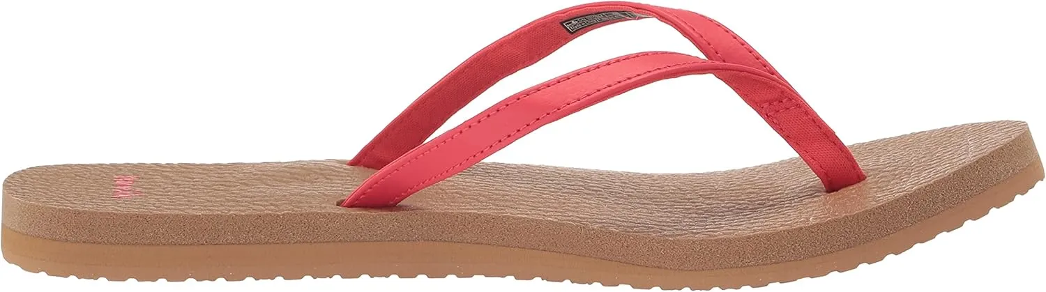 Sanuk Yoga Spree 4 | Flip Flops for Women | Yoga Sandals For Women | Women's Beach Sandals | Memory Foam Footbed