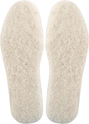 Sheepskin Insoles Men's Women'sPremium Wool Fur Fleece Inserts Cozy Warm Soft