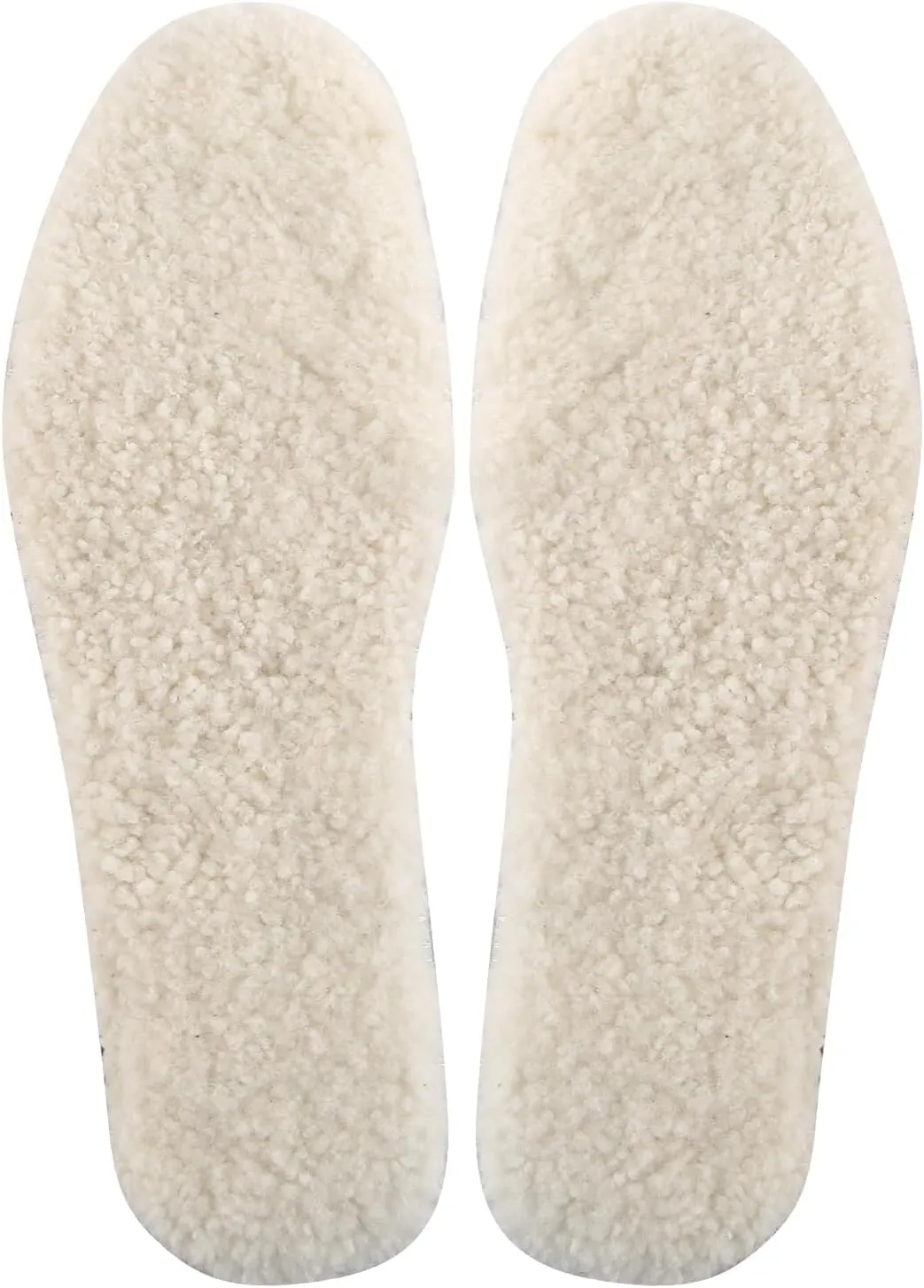 Sheepskin Insoles Men's Women'sPremium Wool Fur Fleece Inserts Cozy Warm Soft