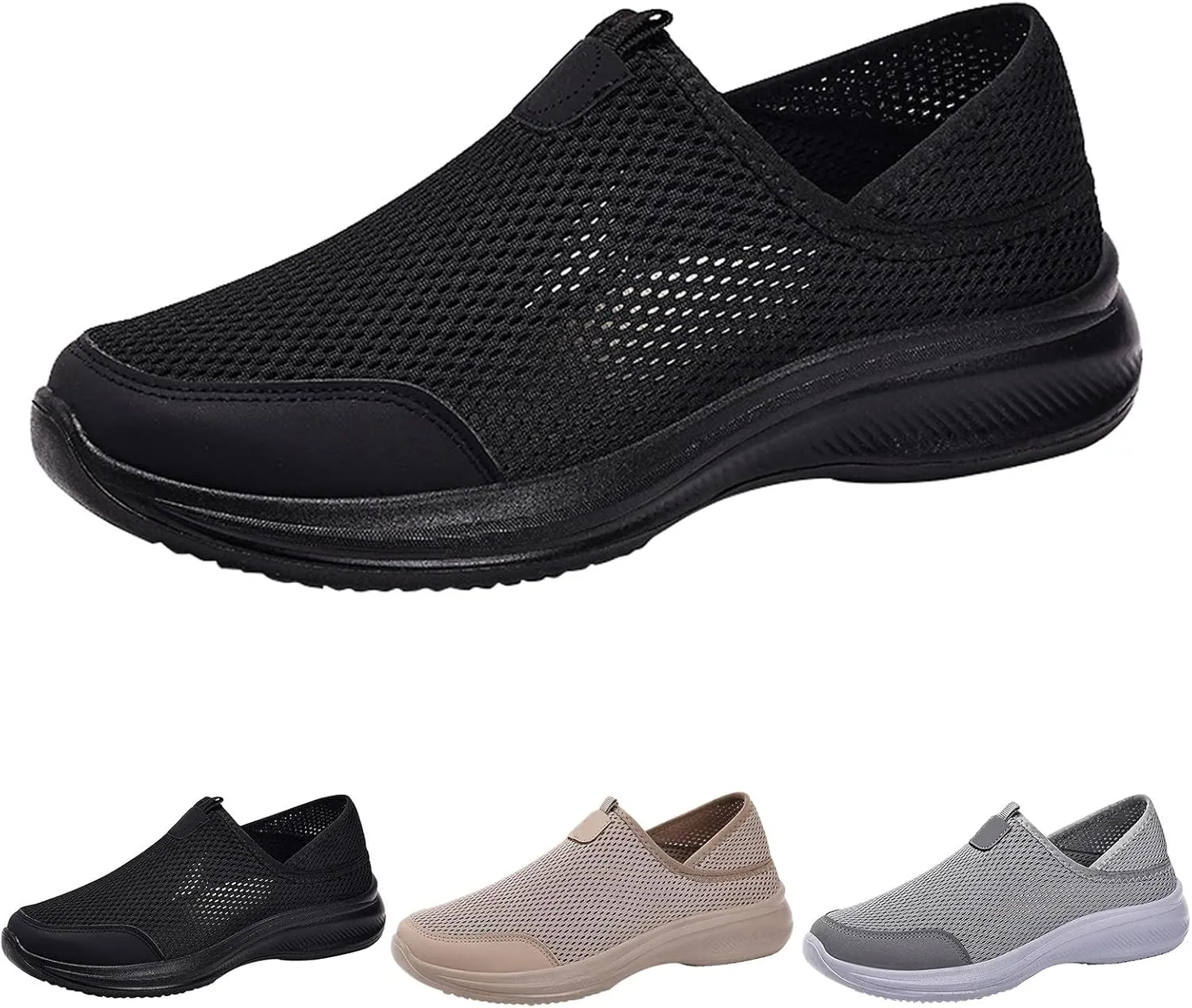 Slide On Sneakers for Women Lightweight Breathable Walking Running Casual Shoes Comfort Orthopedic Tennis Sneakers