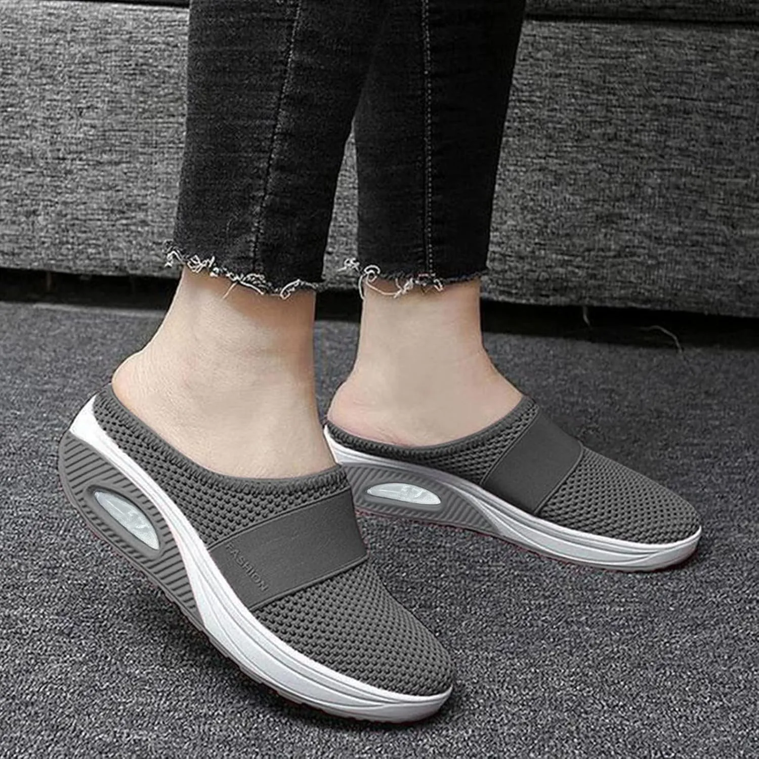 Slip On Shoes Women Wide Toe Box Orthopedic Shoes for Women Plantar Fasciitis Wide Width Womens Casual Shoes To Wear with Jeans Extra Wide White Sneakers for Women 7.5 Wide Womens Sneakers Black