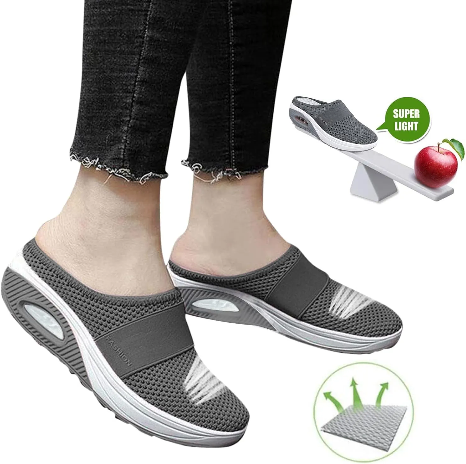 Slip On Shoes Women Wide Toe Box Orthopedic Shoes for Women Plantar Fasciitis Wide Width Womens Casual Shoes To Wear with Jeans Extra Wide White Sneakers for Women 7.5 Wide Womens Sneakers Black