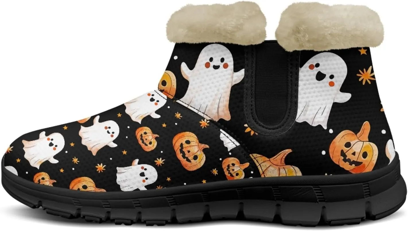 Snow Boots for Women -Fashion Winter Warm Snow Boots Anti-Slip outdoor Furry bootie for men women