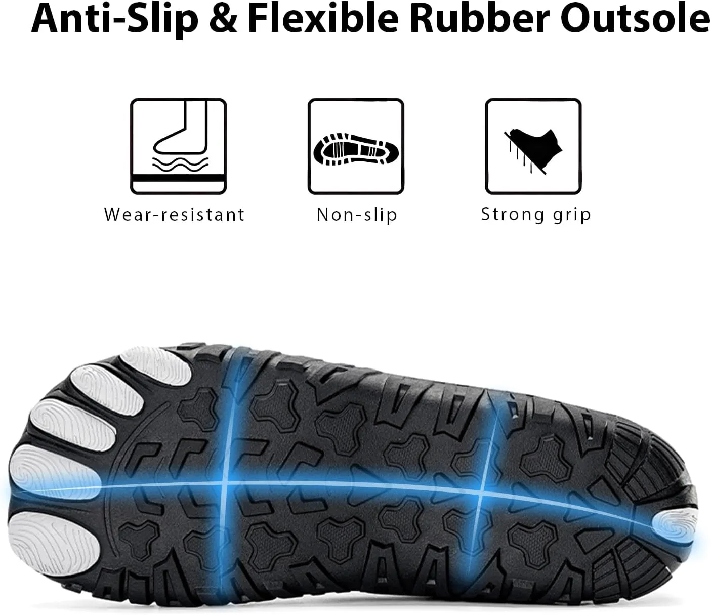 Snow Boots Mens Waterproof Winter Boots Wide Toe Box Snow Boots Fur Lined Booties Non-Slip Lightweight Winter Shoes