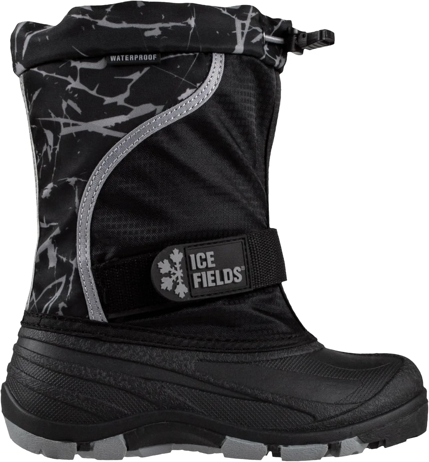 Snowblaster Little and Big Kid High Snow Winter Boots, Warm, Waterproof Shell