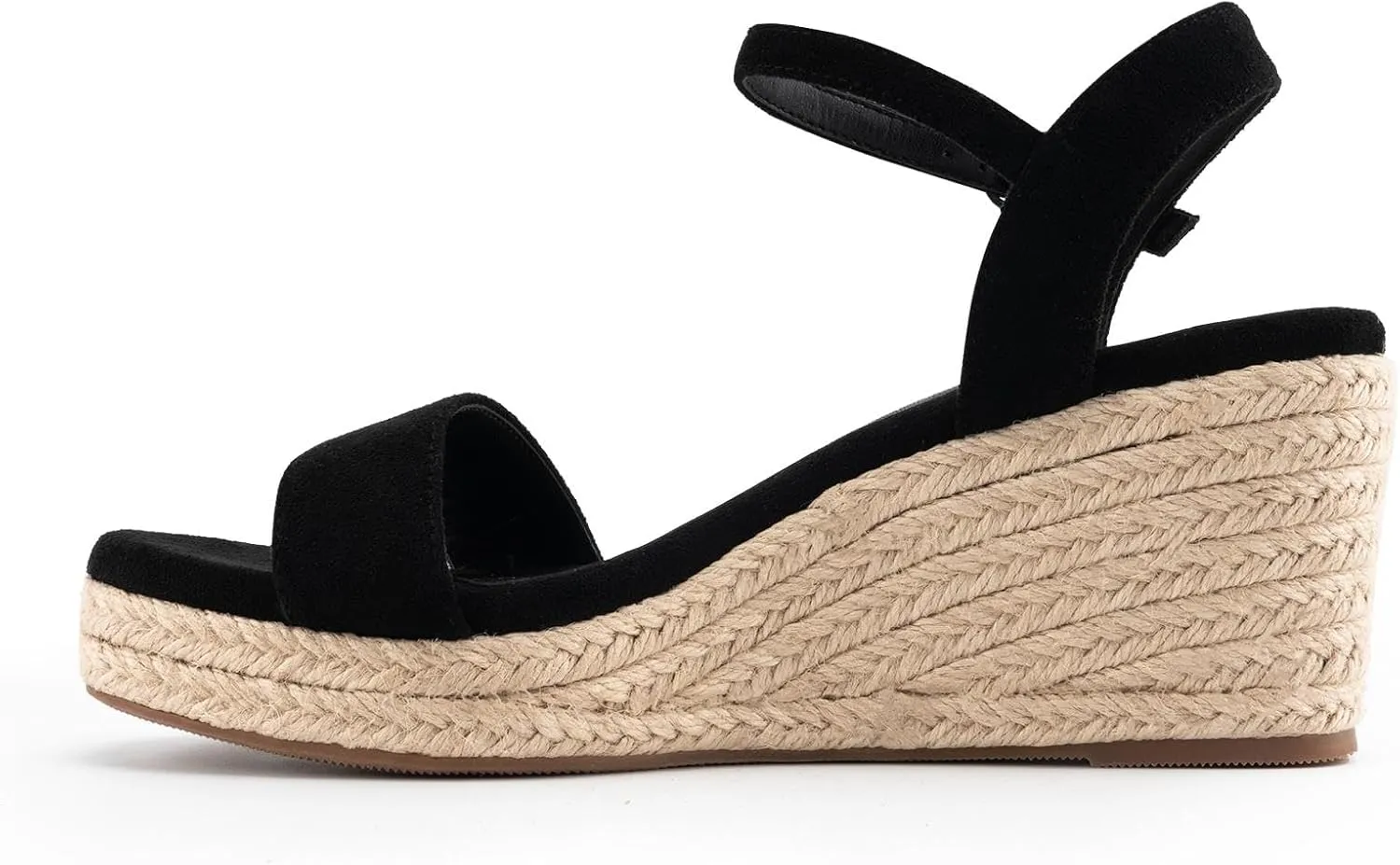 SO SIMPOK Espadrilles Wedge Platform Sandals for Women Ankle Strap Open Toe Sandals Casual Summer Shoes for Wedding Party Dress
