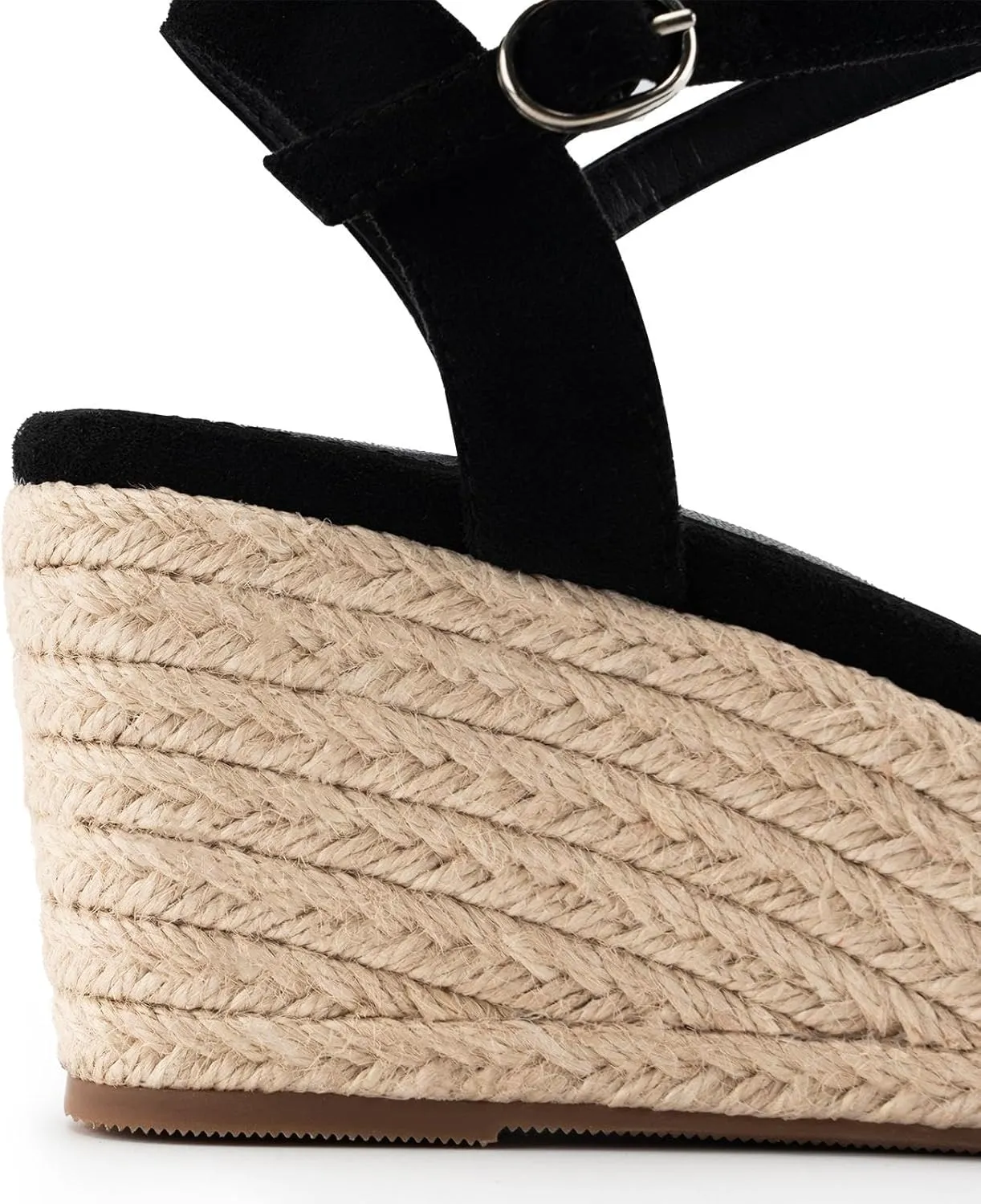 SO SIMPOK Espadrilles Wedge Platform Sandals for Women Ankle Strap Open Toe Sandals Casual Summer Shoes for Wedding Party Dress